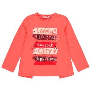 Kids Long Sleeve Tee - Coral